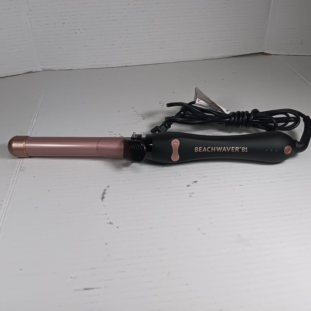 Beachwaver B1 Rotating Automatic Curling Iron, 1 Inch Barrel, Midnight Rose.